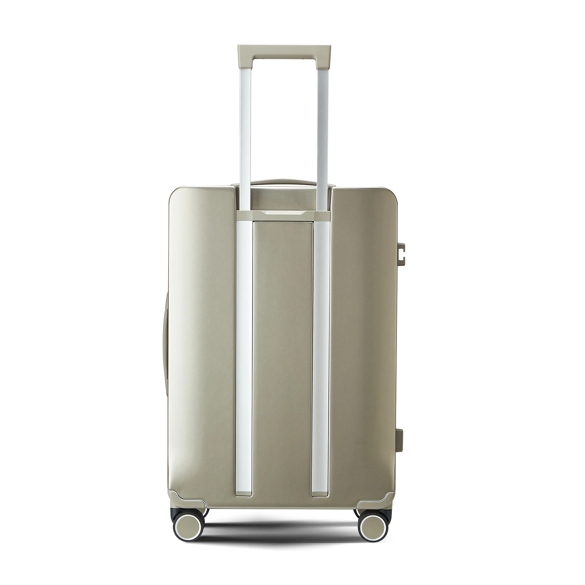 Premium PolyCarbonate PC Luggage With One Button Push-to-Open Front Pocket 20/24 Inch Ready to Ship