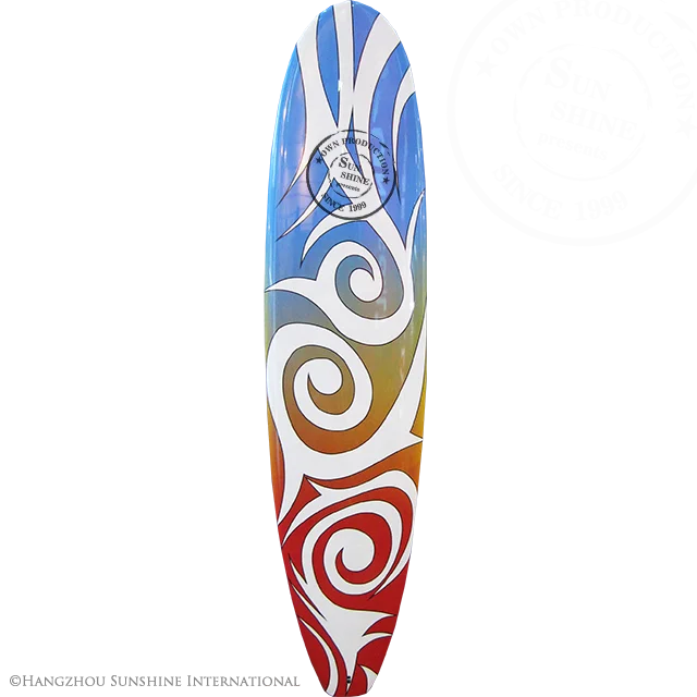 Colorful Epoxy Surfboards Minimal Chinese Funboard