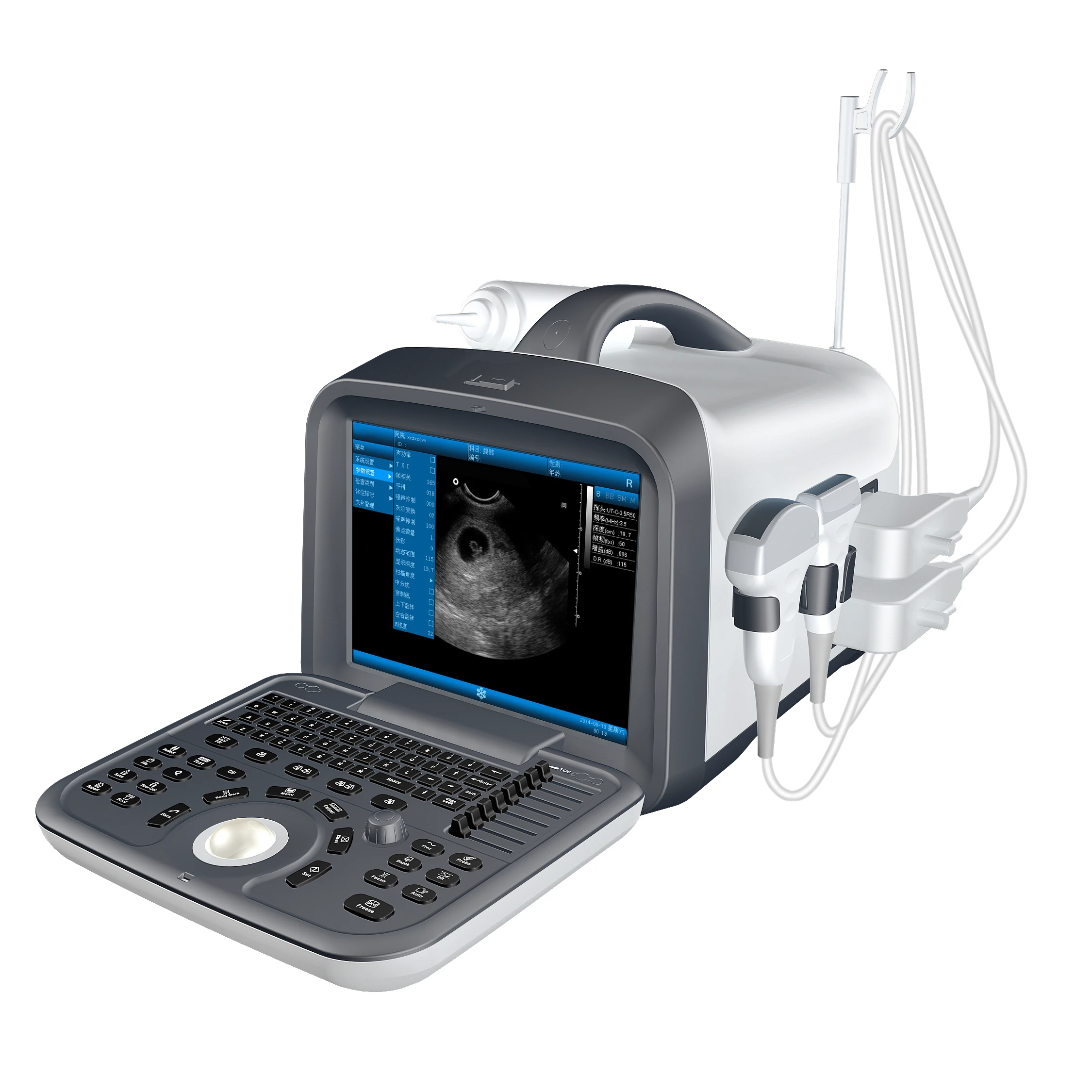 Hot selling Zoncare brand portable durable quality Full Digital B/W Ultrasound MSLPU45