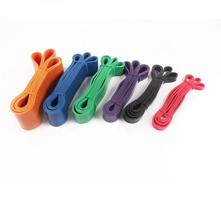 Sports and fitness various colors and sizes yoga exercise elastic rope resistance band