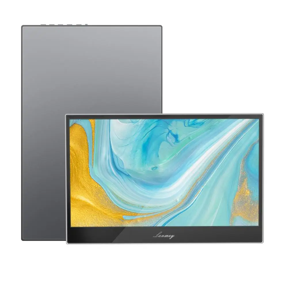 
13.3 14 15.6 Wireless 4K UHD Display Touchscreen 10000 Mah Built-in Battery Portable Monitor Fast Charge 