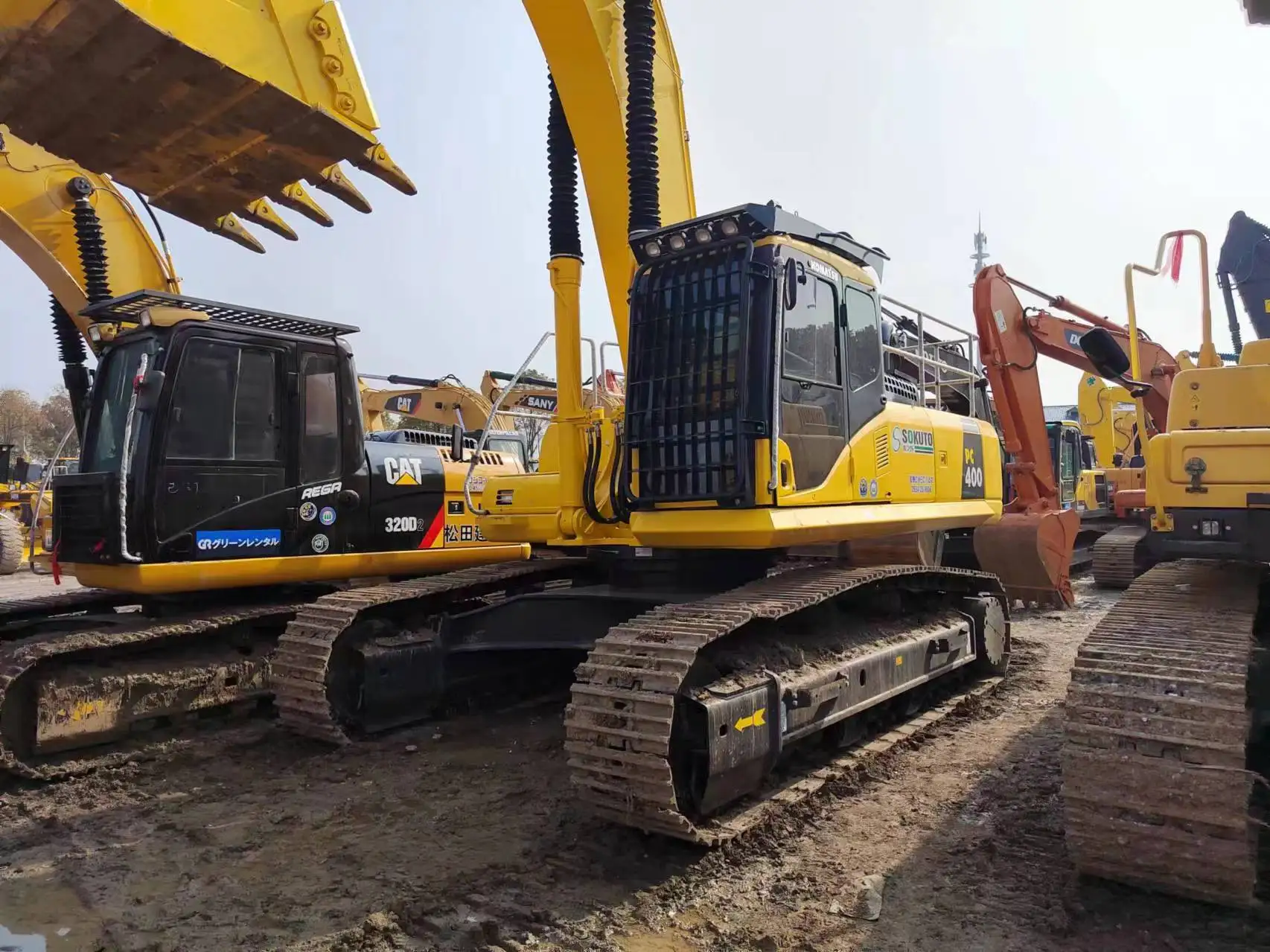 Лидер продаж большая строительная техника komatsu pc400 оригинальная японская для продажи