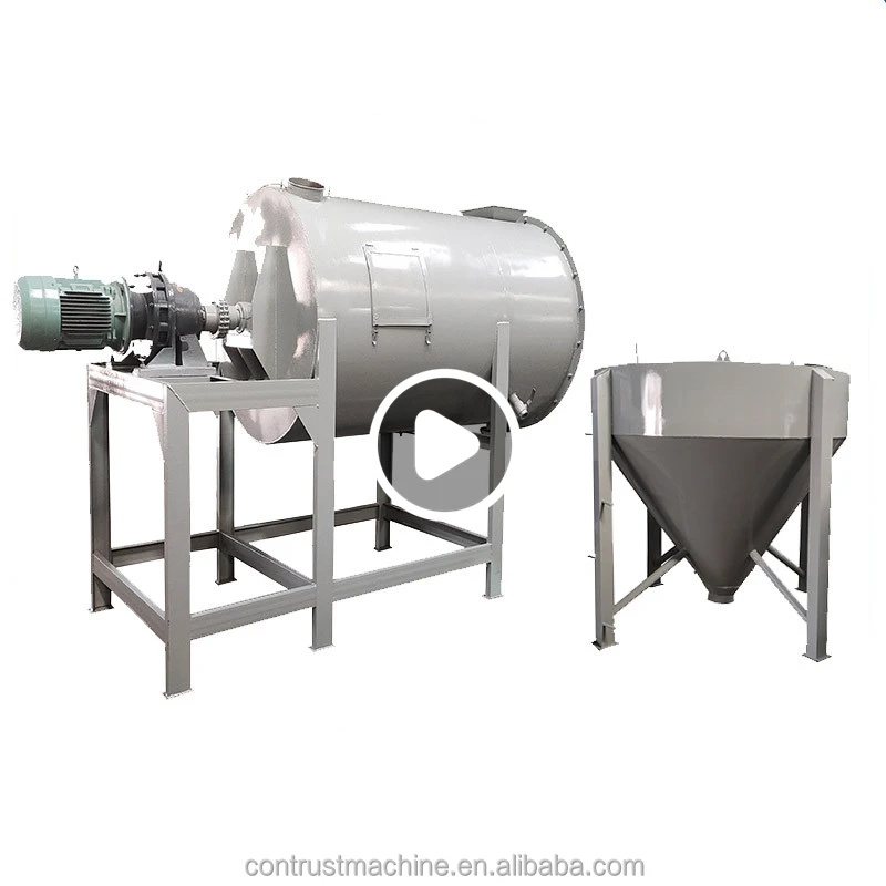Simple Dry Mortar Mix Plant Production Line With Bag Packing Machine