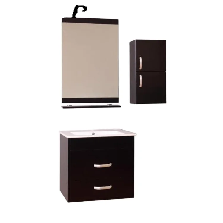 ENTOP MDF modern waterproof bathroom vanities unit with basin