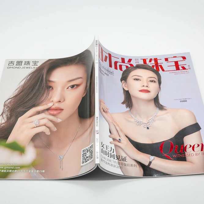 Manufacturer High Quality Cheap Price Custom Magazine Catalog Color Softcover Book Printing