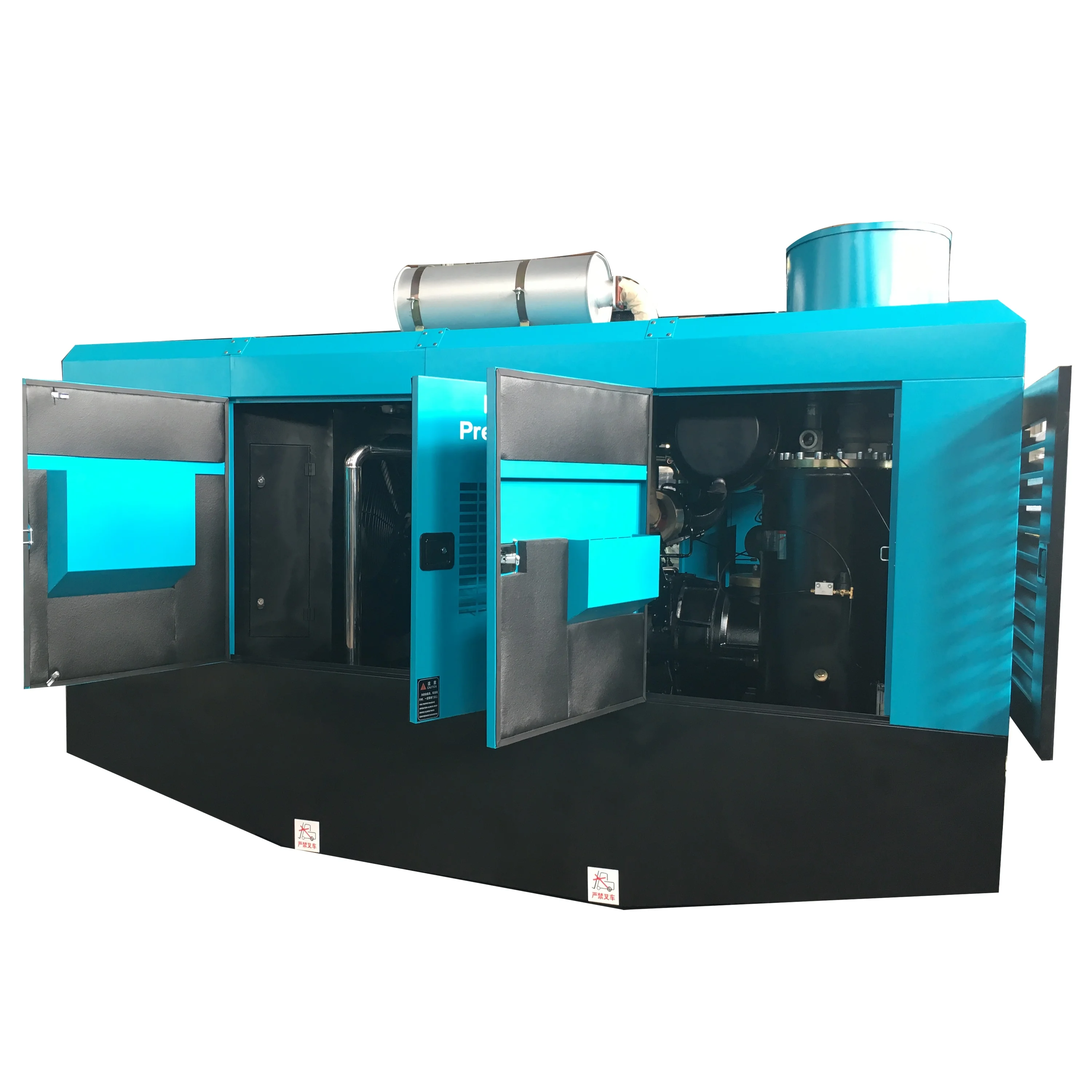 200 meters water well drilling rig used diesel compressor machine with wheels for sale