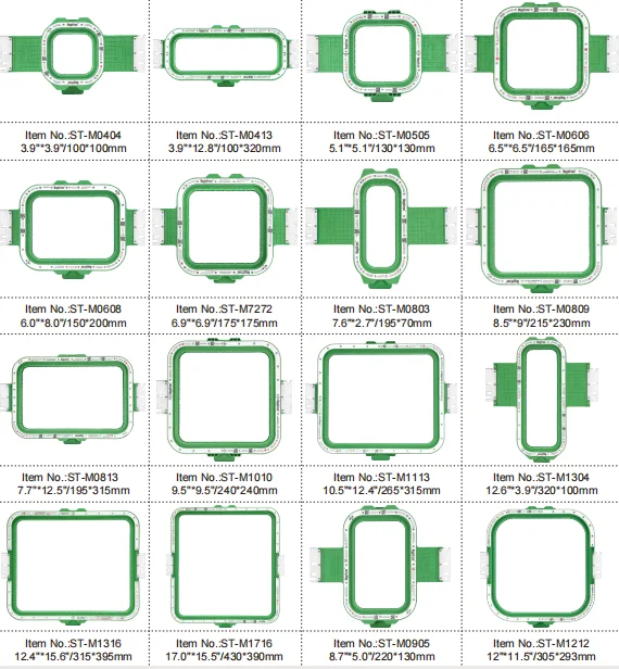 Strong Magnetic Mighty Hoop Embroidery Hoop for Toyota 830 850 860 9000 9100 Embroidery Machines Magnetic Embroidery Frame