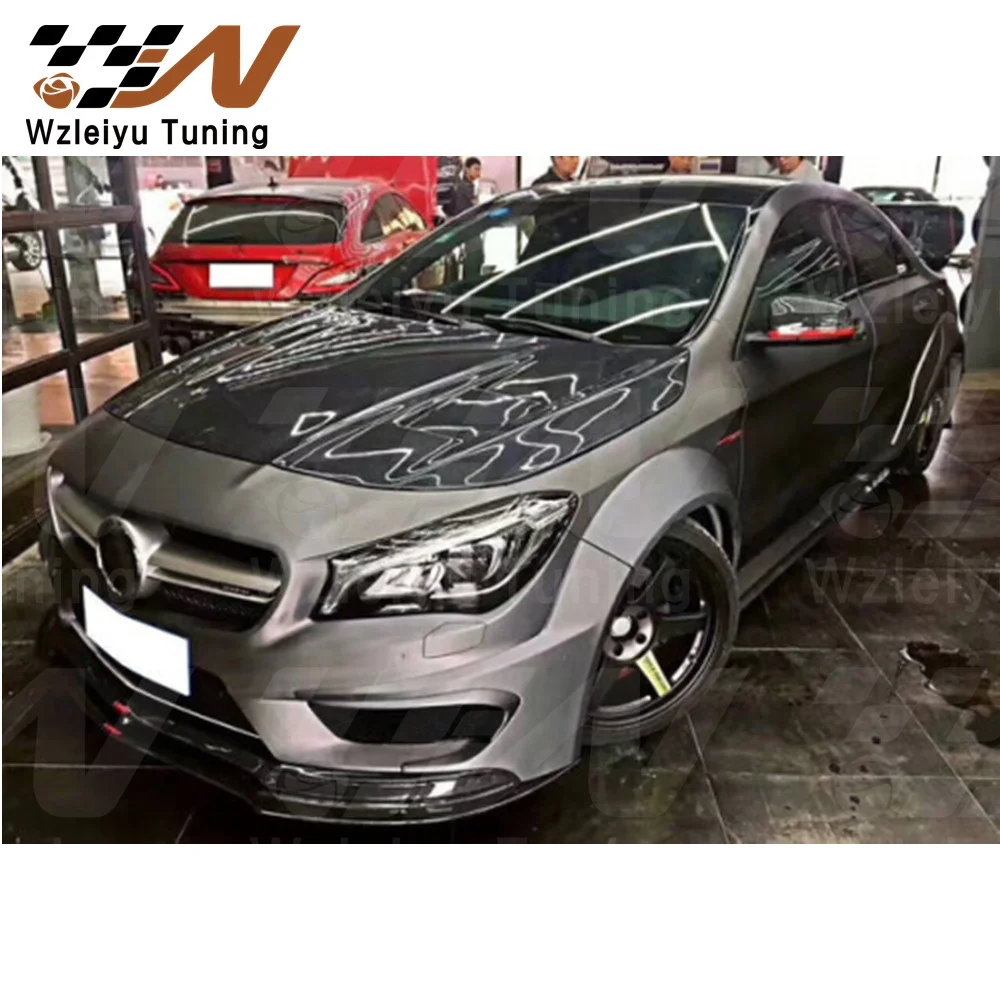 New Style Carbon Rear Front Hood Bonnet Fit For Benz C117 14-19 CLA-250 CLA-45 AMG High Quality Fitment
