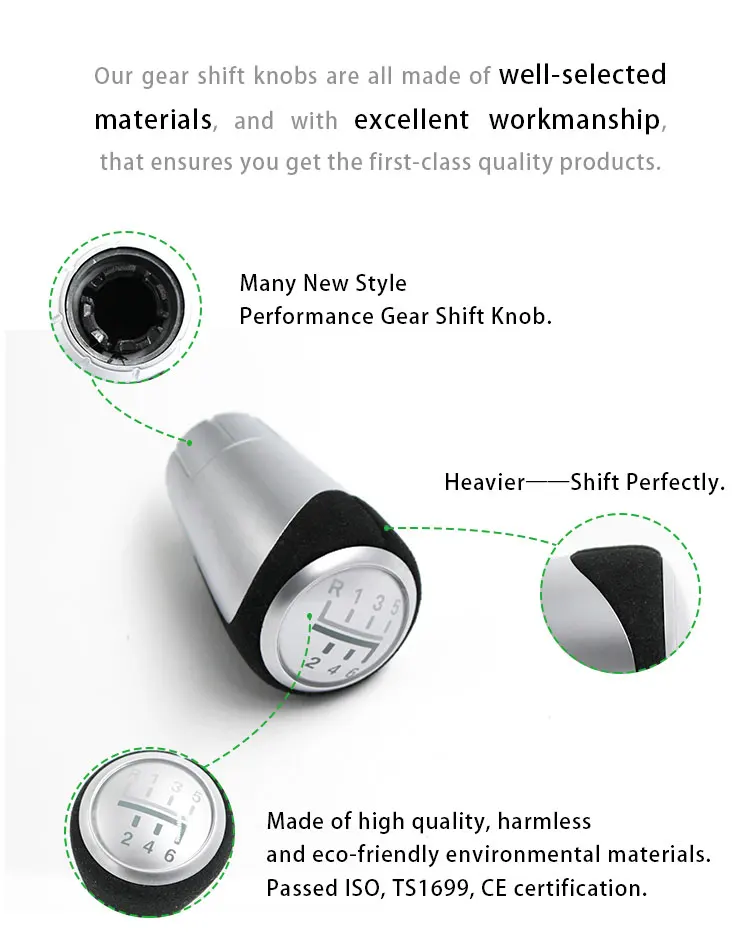 ZPARTNERS Wholesale Factory car universal bubble gear shift knob for mk4 shift knobs