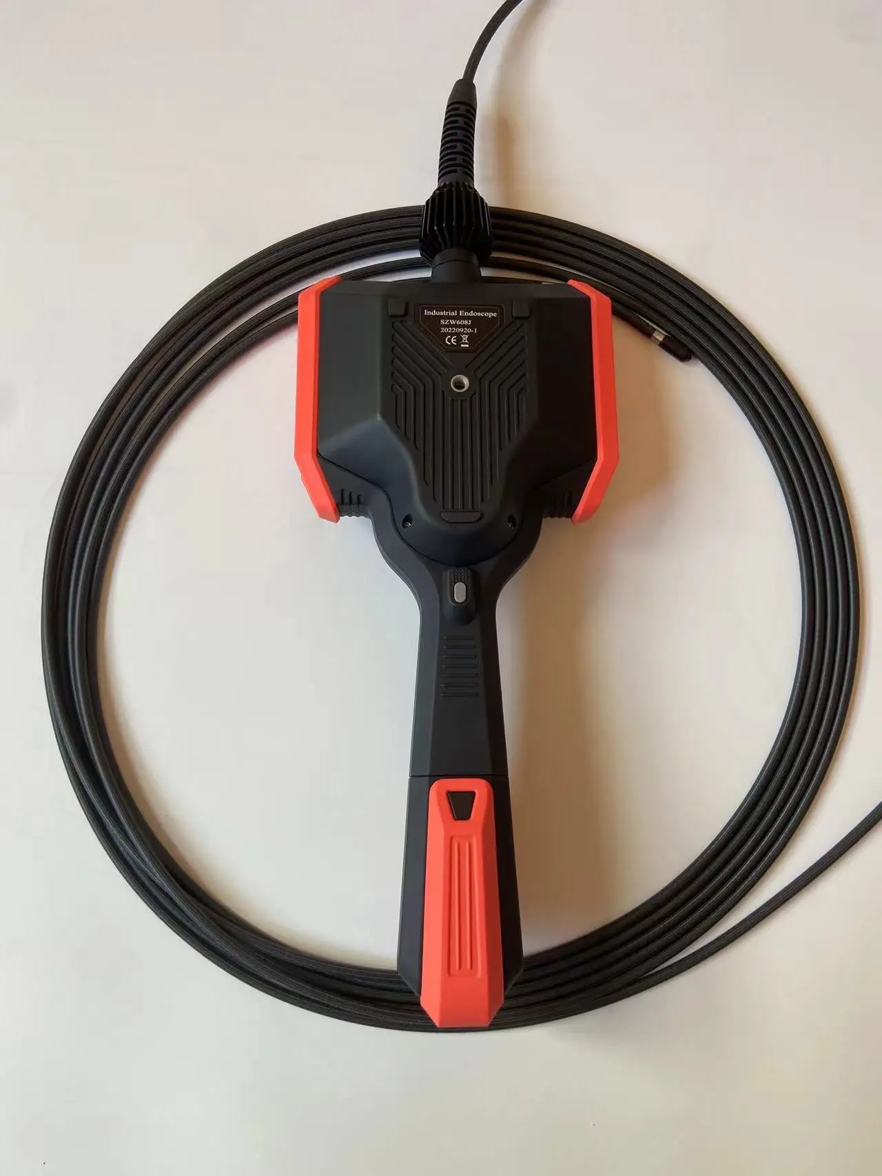 6m Long Cable Portable Industrial Video Snake Borescope endoscope SZW606J  with 6mm Diameter Lens, 5 Inch Monitor, 5 Times Zoom