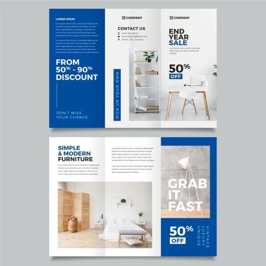 Cheap Price New Design Advertising Brochure Service Flyers Customized Manual Offset Printing Jewelry Packaging Brochure