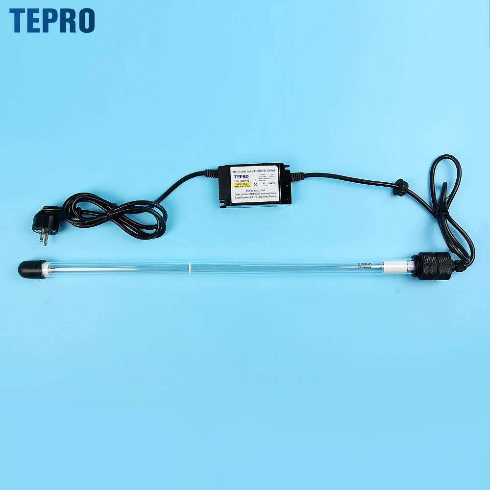 UV-FT-20 254nm 185nm Waterproof Uvc Germicidal light submersible design uv sterilizing lamps For Swimming Pool Water Treatment