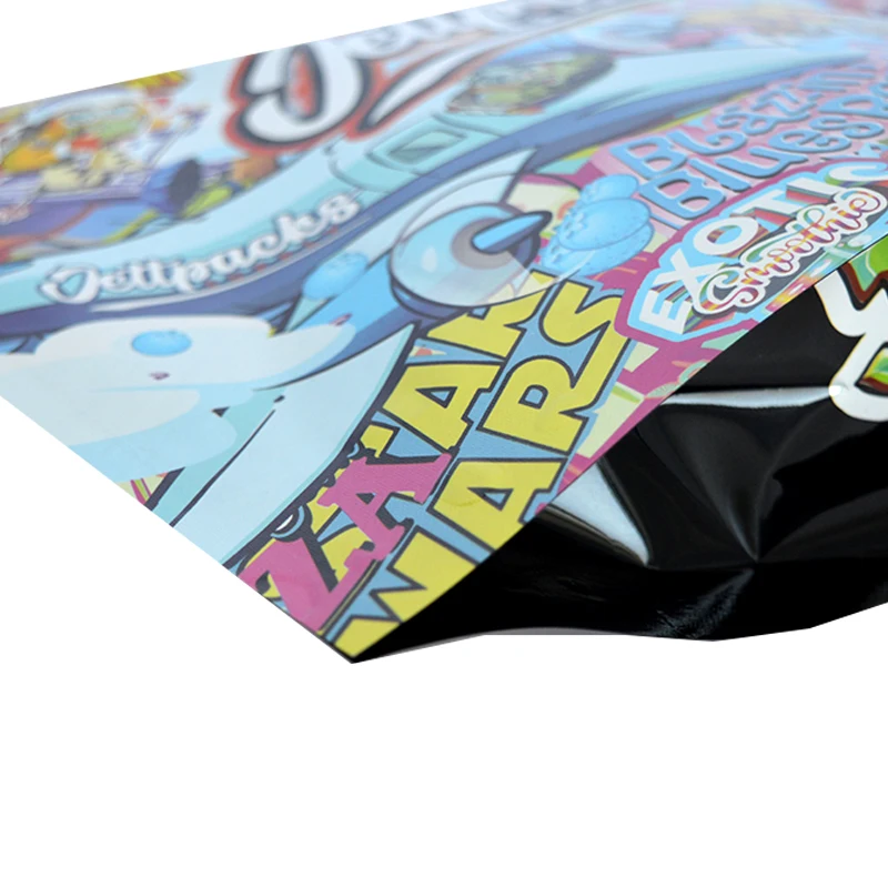 Smell Proof Custom Bag 7g 14g 28g Gummies Candy Zip Lock Zipper Doypack Food Packaging Bags 3.5g Stand Up Pouch Custom Mylar Bag