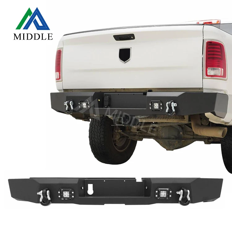 2021 Popular Hot Sell American Truck Stainless Steel Super Duty Rear Bumper Bull Bar For 2010-2018 DODGE RAM 2500