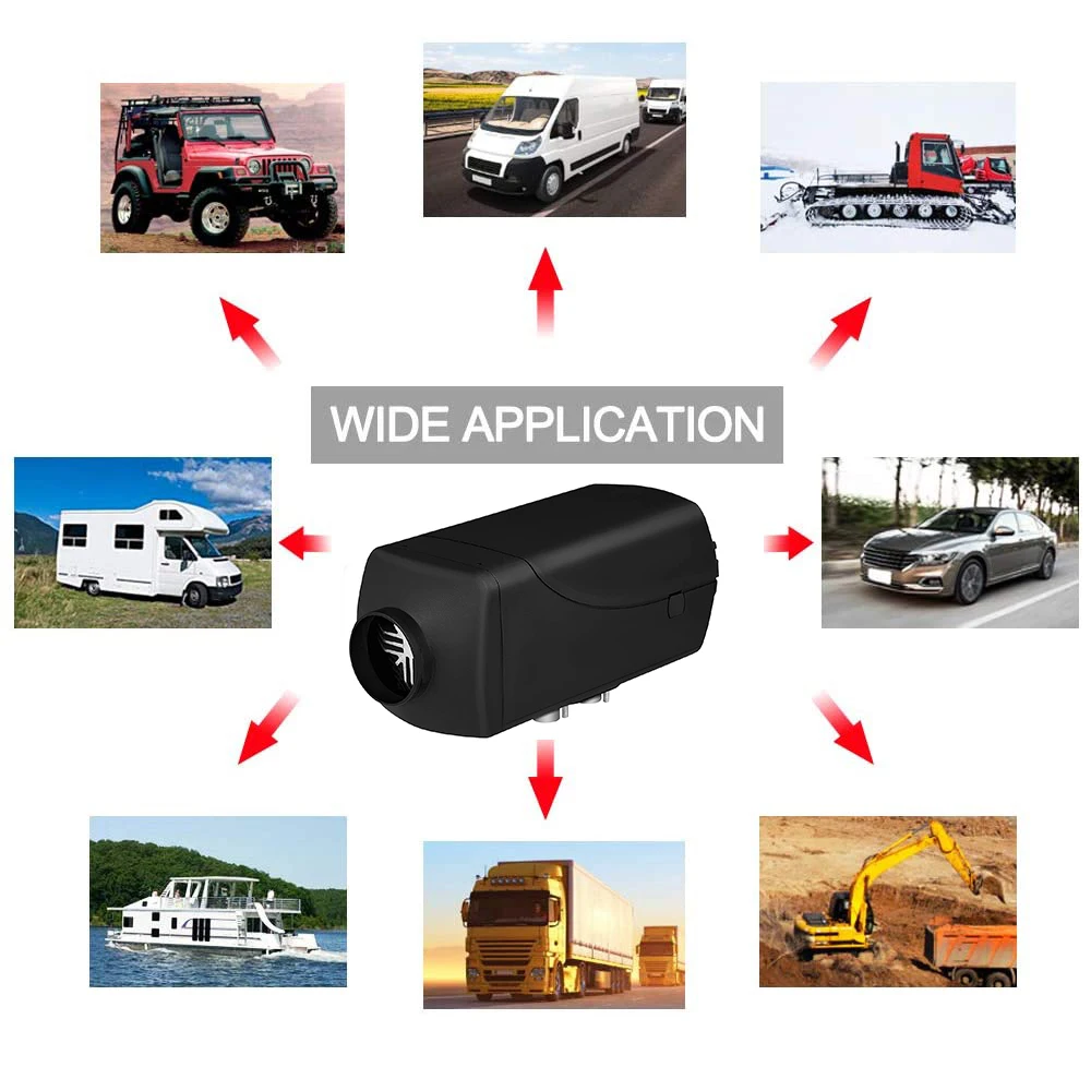 5KW Diesel Air Heater 12V Diesel Parking Heater LCD Switch for RV Bus Car Motorhome Boats