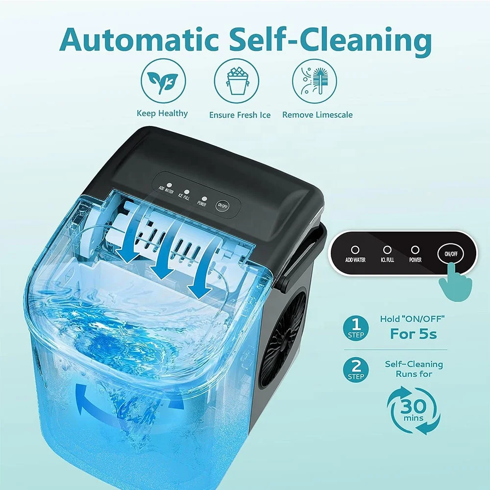 Ice Maker Ice Making Machine for Home Use with Factory Price Portable Countertop Ice Maker Machine