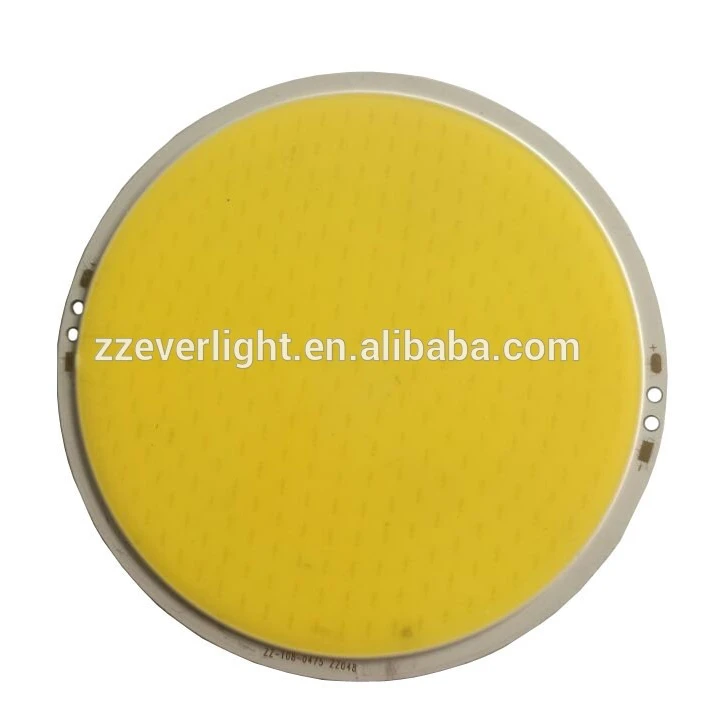 High Efficiency round  12v cob 50w flip led chip 100lm/w CRI80ra  factory directly