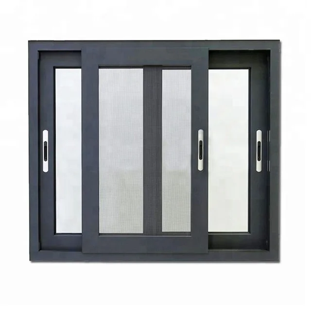 
sound proof aluminium glass windows aluminum windows with sliding panel 