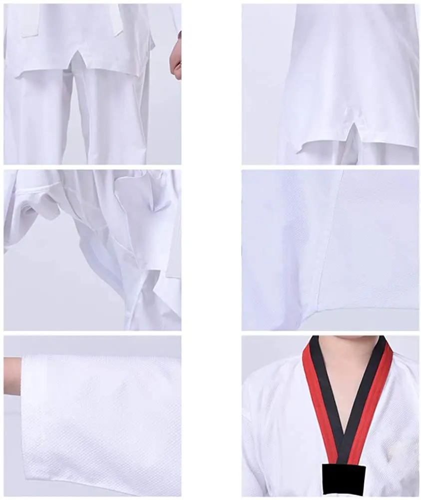 Sample Free Shipping Wholesale Woosung Breathable Comfortable Martial Arts Uniform Taekwondo Dobok Uniform