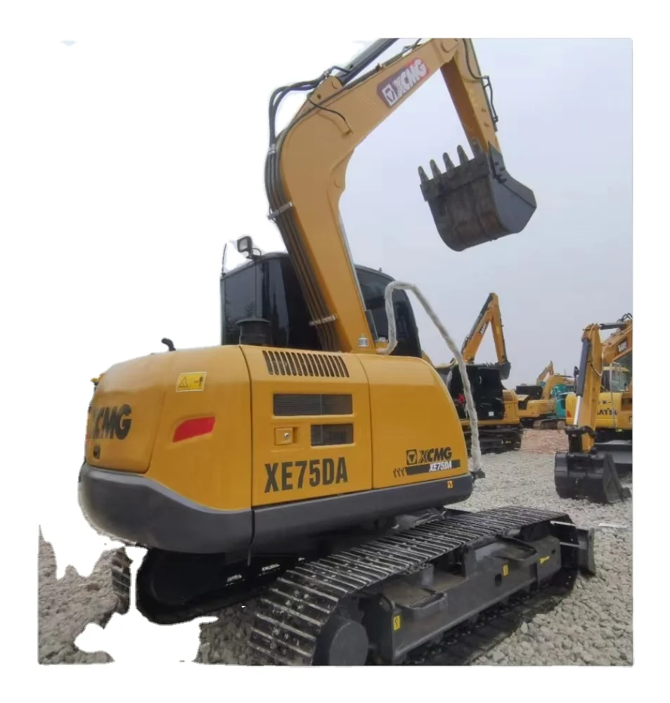 Высококачественный китайский бренд XCMG XE75DA подержанный экскаватор для продажи в