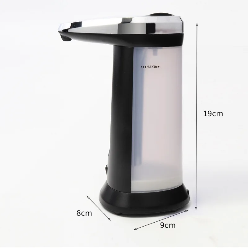 Beelee ABS Plastic 400ml Electroplated Automatic Liquid Soap Dispenser Smart Sensor Touchless Sanitizer Dispensador