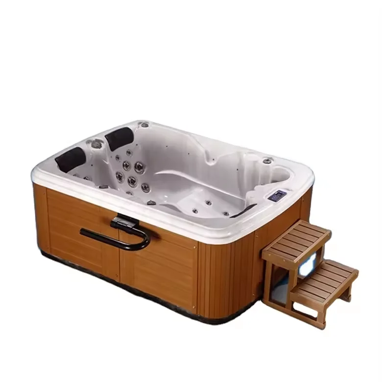 2024 hot sale high quality luxury  Rectangle spas High quality hot message acrylic small bathtub with jets