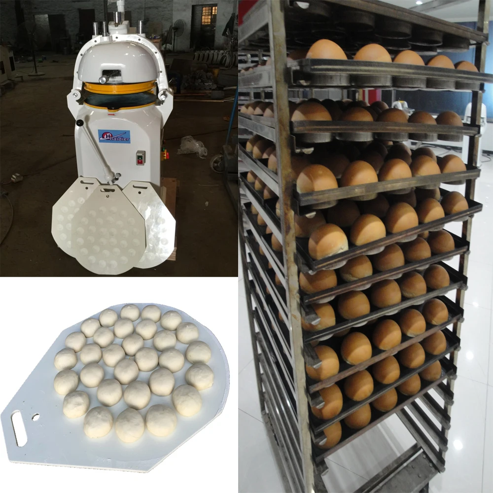 Bakery Equipment Semi-Automatic Dough Divdier Rounder for bun bread