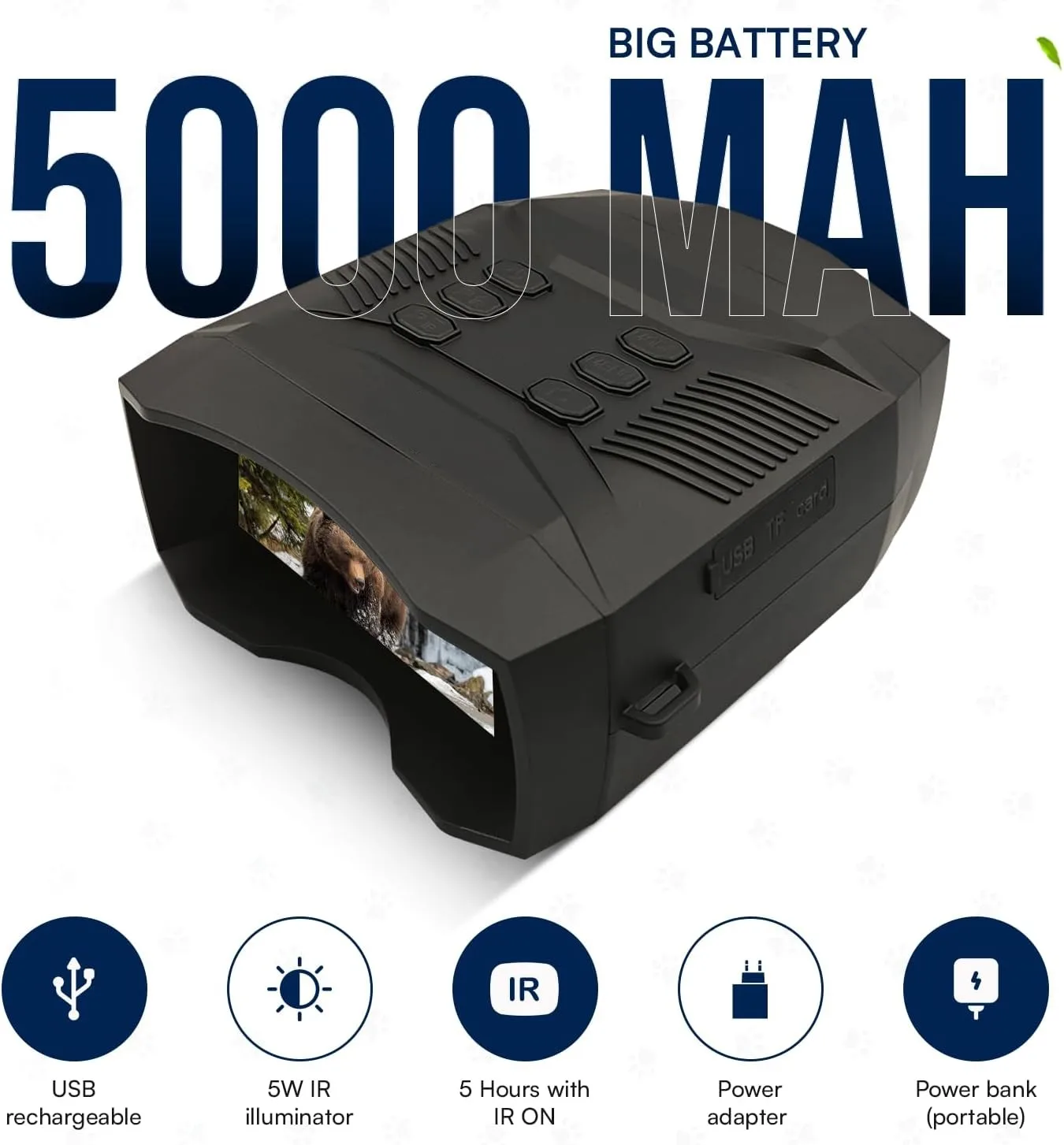 60MP night vision binoculars high quality 4K night vision devices Hunting infrared night vision