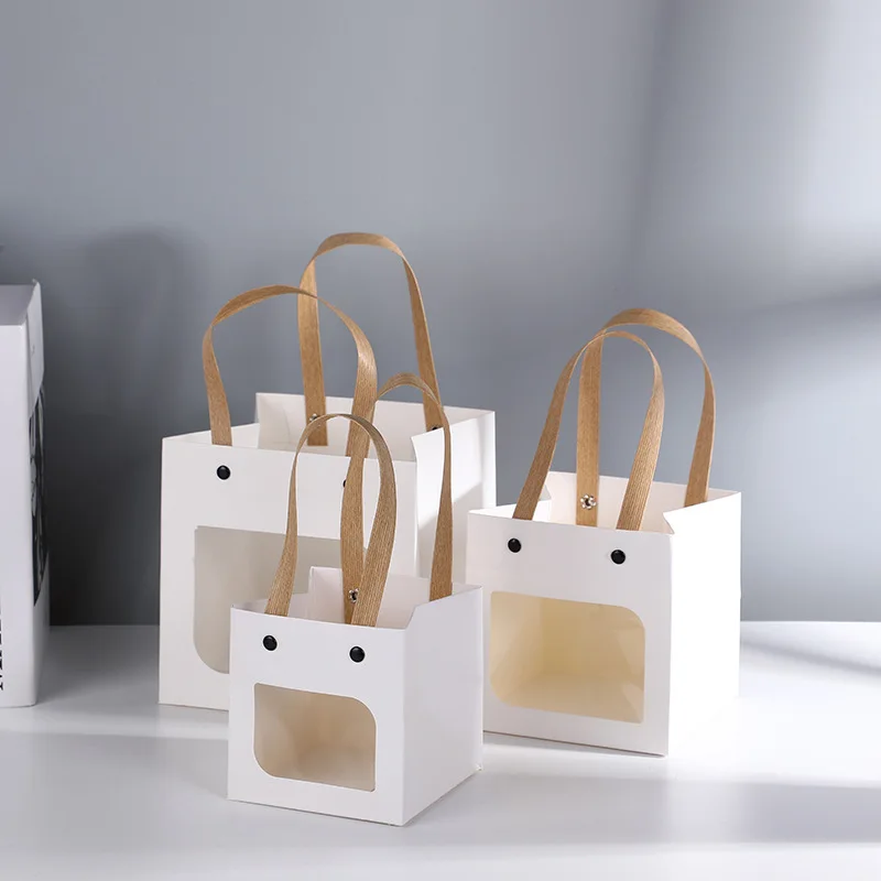 Bestyle customize logo recyclable handbag kraft paper shopping gift bags