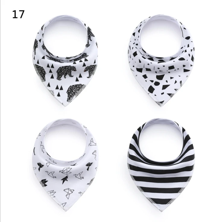 
organic holiday baby bandana bibs/ organic cotton best kid baby bib / neckerchief bibs for babies 