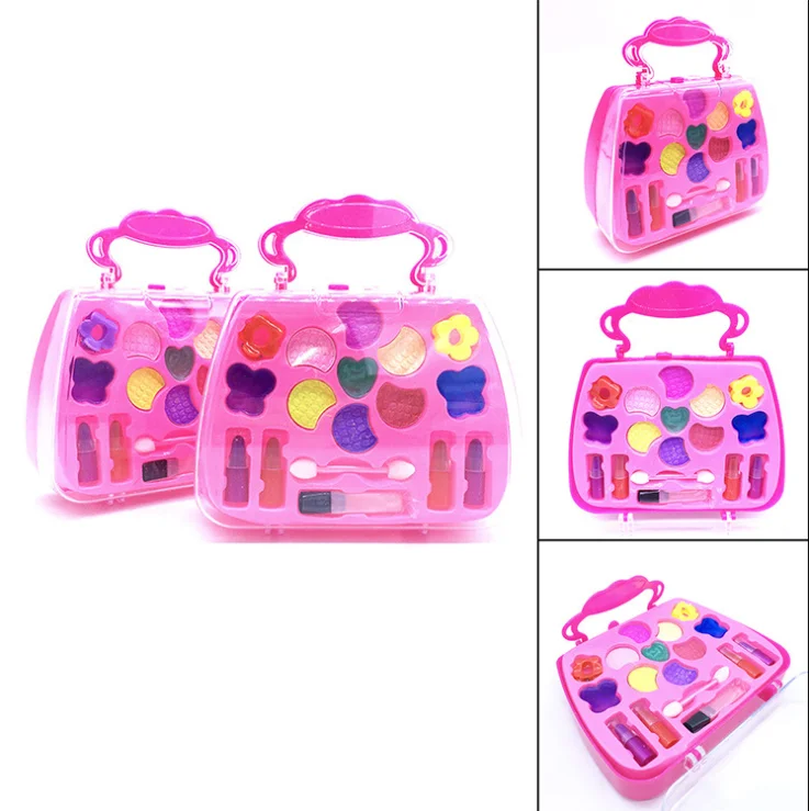 Оптовая продажа, модная детская сумка для девочек, цветной набор для макияжа, детские косметические игрушки