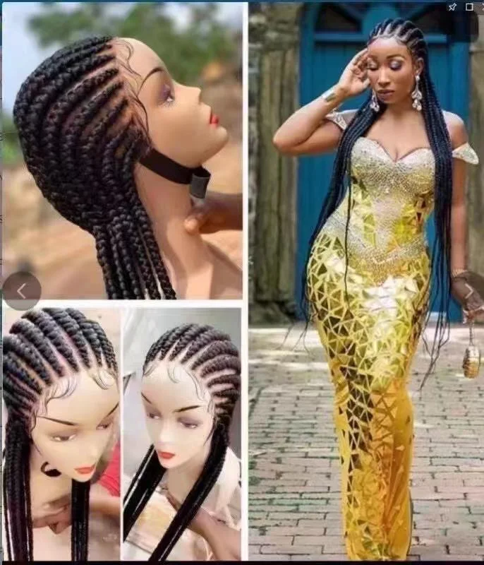 Genuine Nets And Design Braiding Machine Hair Braid Ties Women Box Braided Scalp Wigs