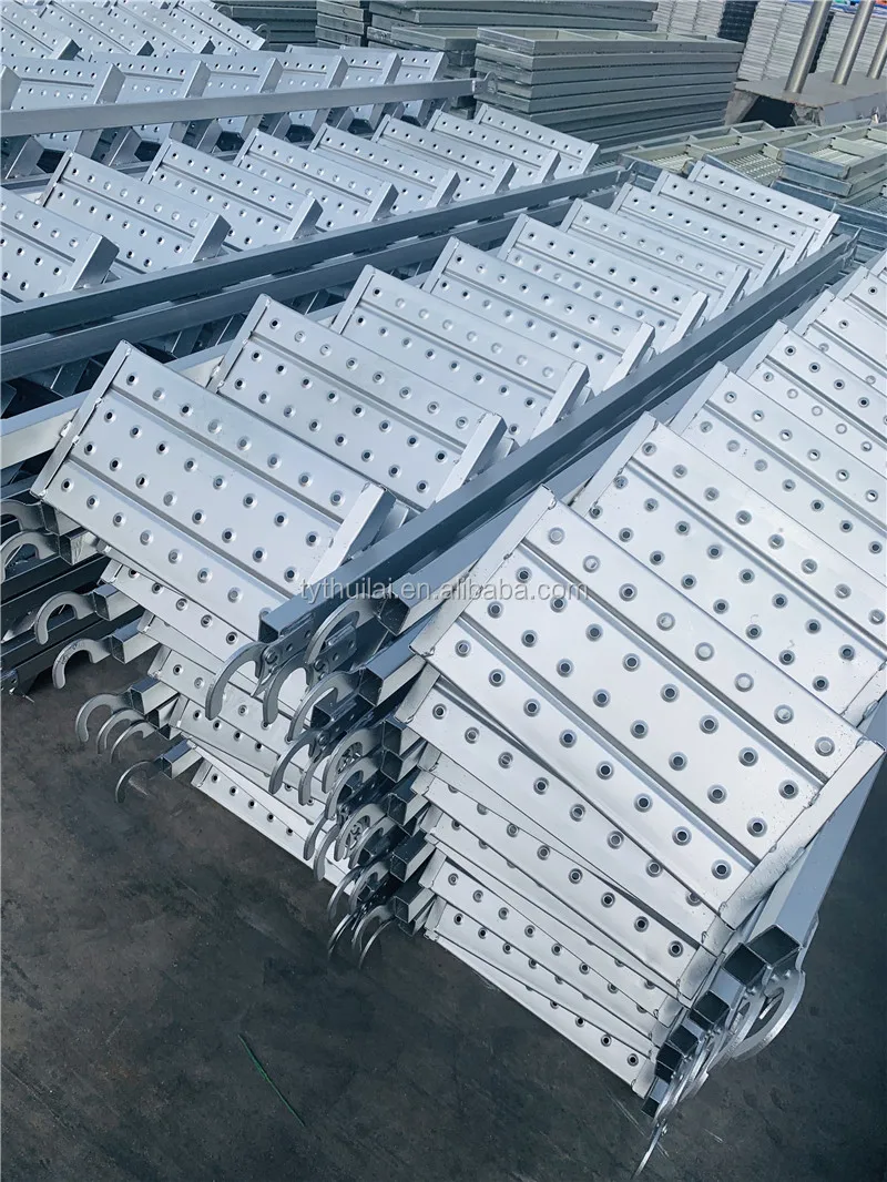 Designed Galvanized Steel Stairs for Scaffolding easy install stair ladder support ringlock system scaffolding staircase