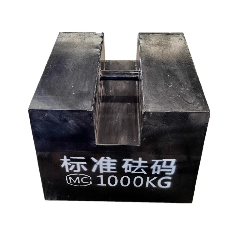 China Foundry Wholesale Heavy Duty Cast Iron Test Weight 1000 Kg Crane Counterweight