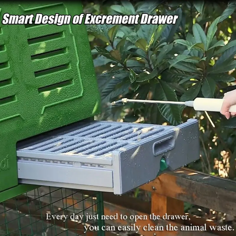 Eco Small Outdoor Wire Mobile Laying Chicken House Coop Mini Chicken Coop