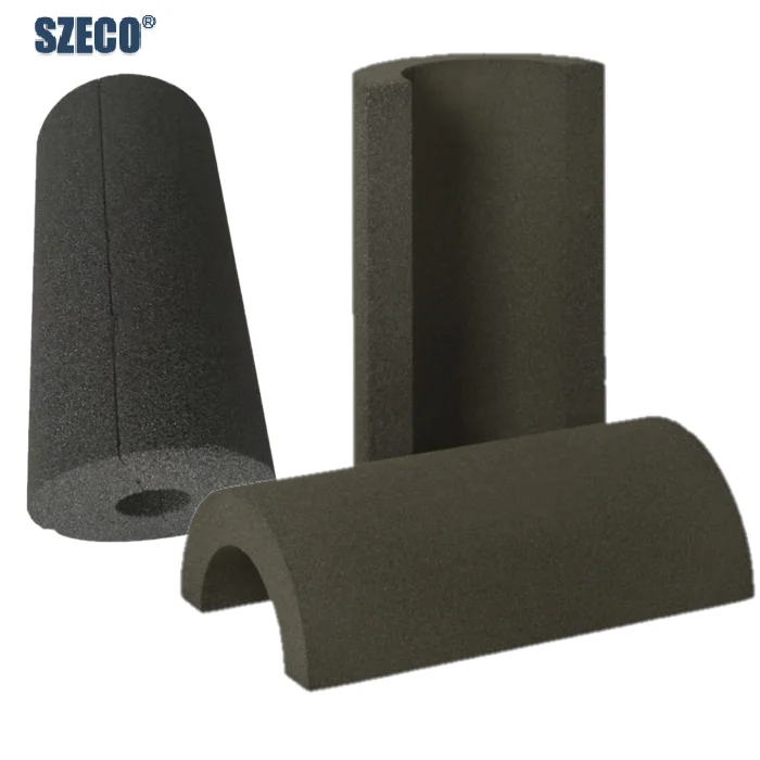 China Supplies Excellent Internal Structure Foam Glass Curved Slab Insulation Materials