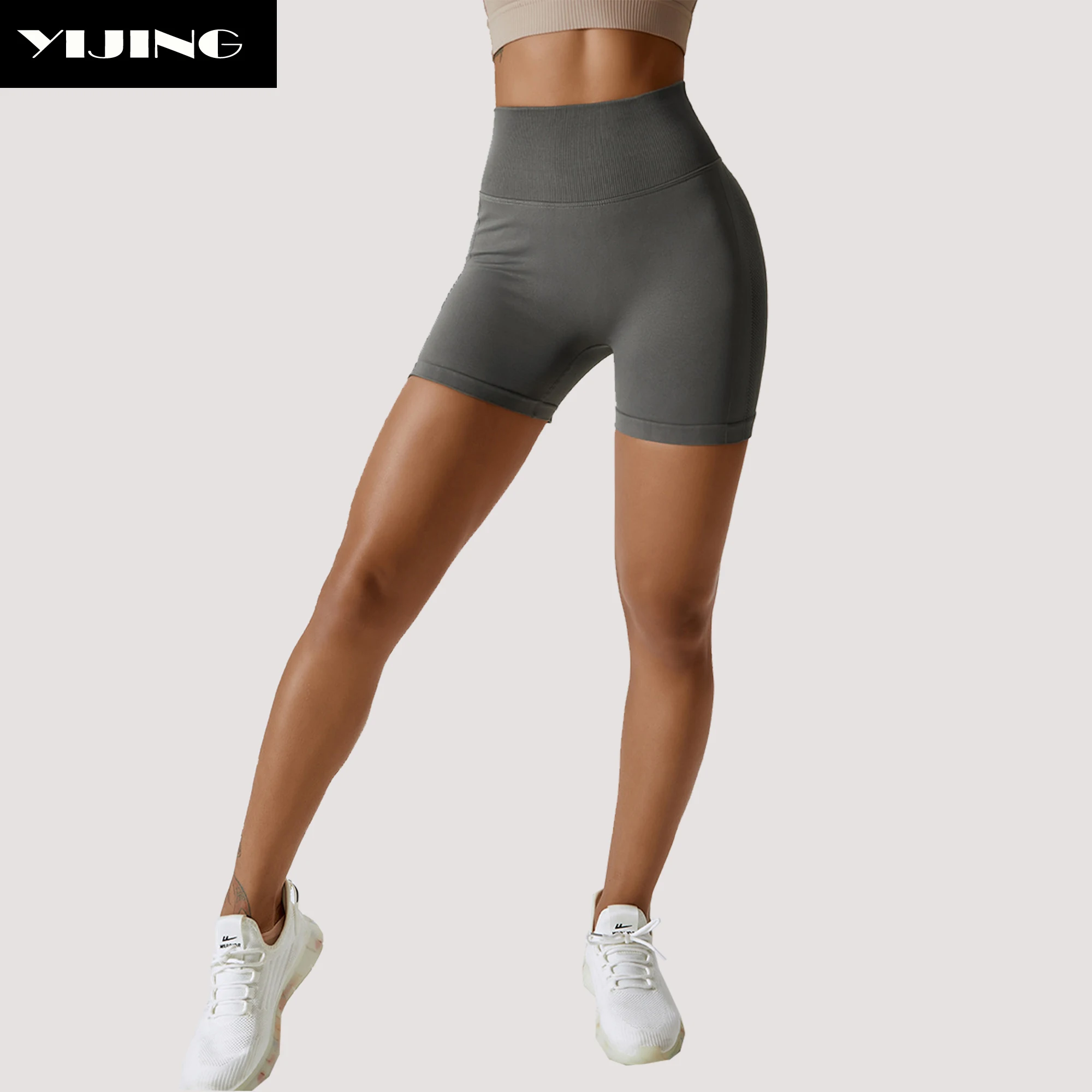 Pastel Summer Colors Yoga Short Women Fitness & Yoga Wear Shorts Yoga Booty Shorts New Fashion Ladies Sportswear Blank Pattern