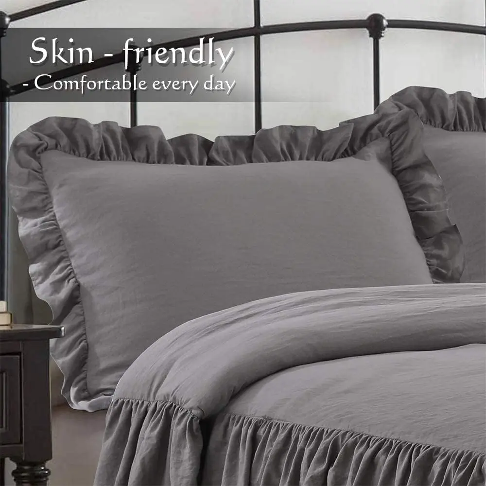 Комплект покрывала с оборками 30 дюймов