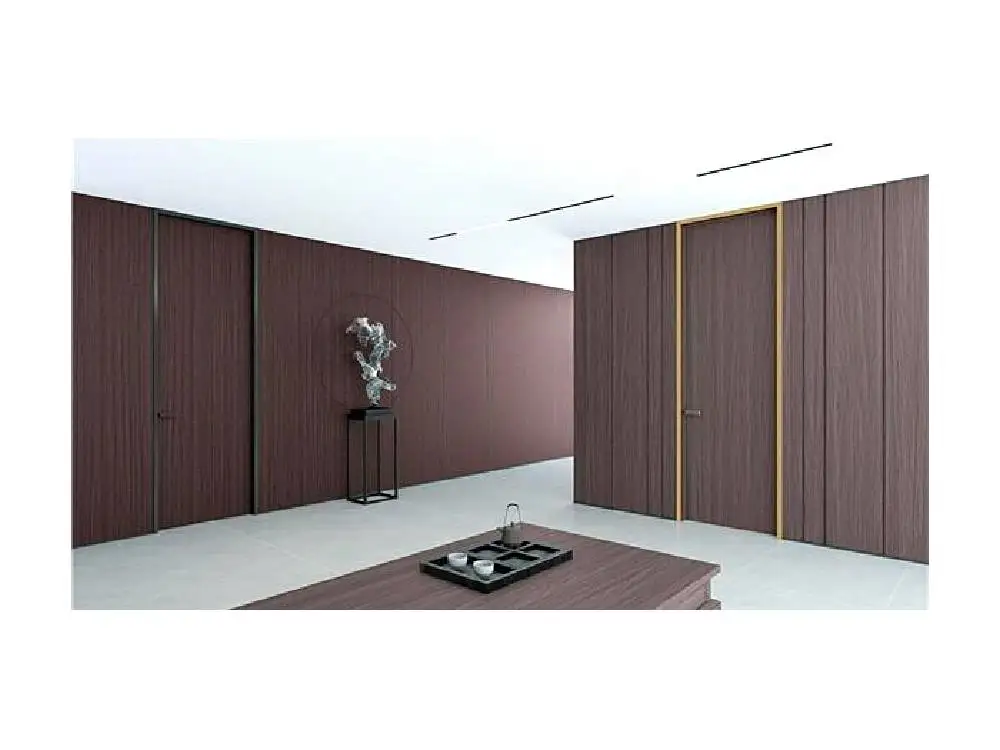 Modern contemporary decor Double door security entrance Front entrance aluminum home door