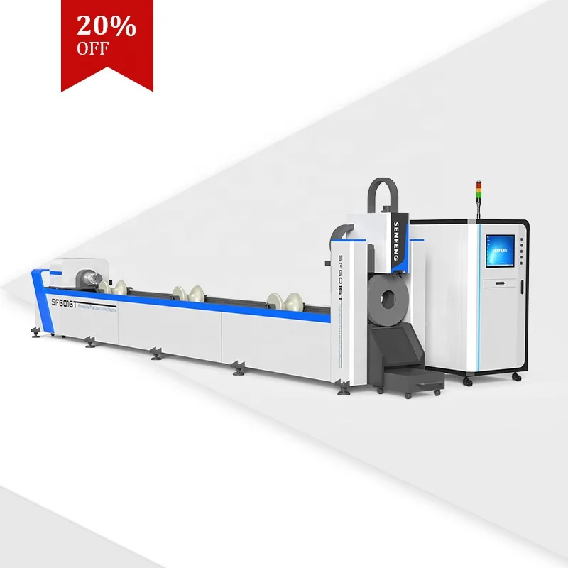  Senfeng CNC 1000 Вт-6000 Вт машина для резки труб и Волоконным лазером