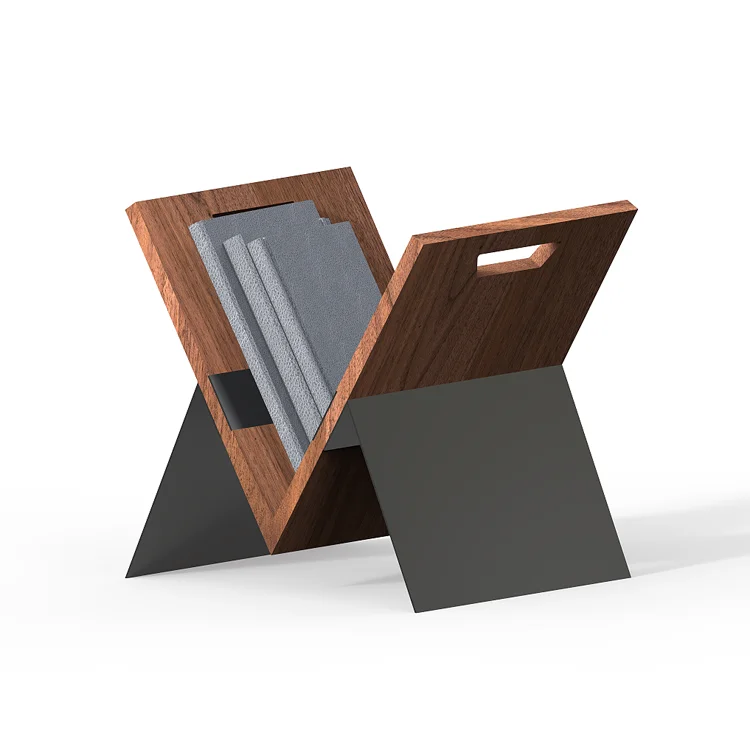 Wooden Book Shelf with Creative V Shape Design Desktop Magazine Rack Book Shelves Desktop Storage Organizer Rack