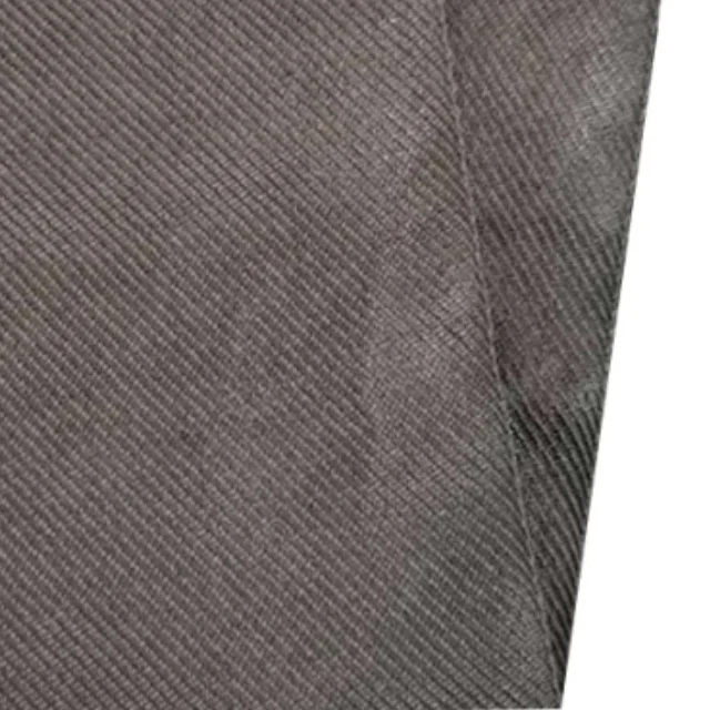 High quality 100% stainless steel heat resistant woven metallic fabric