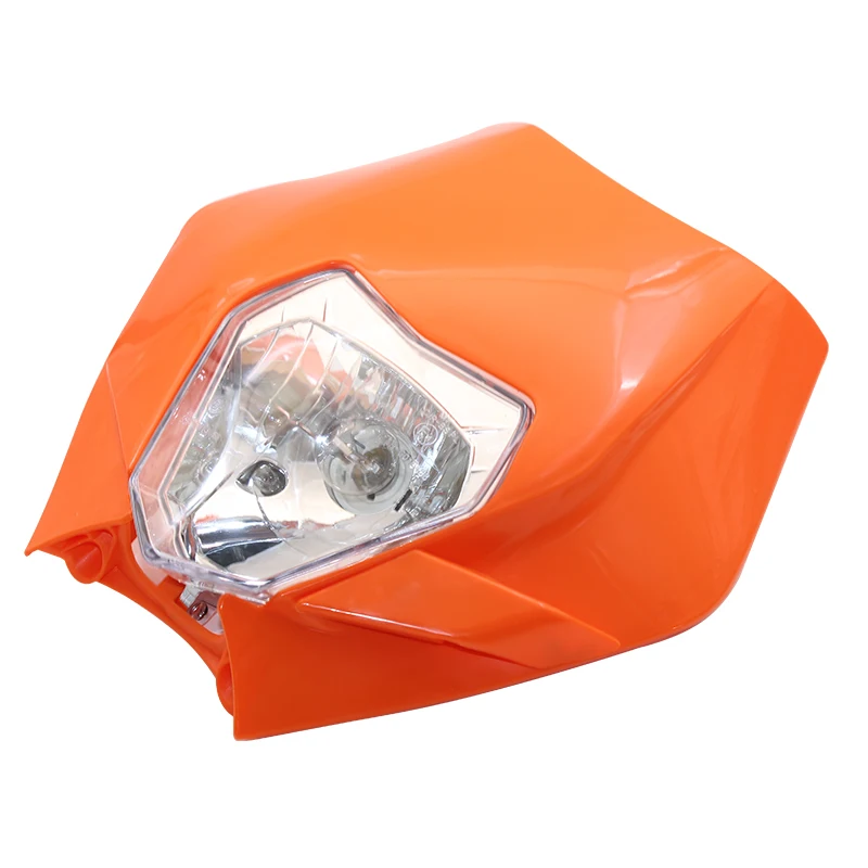 Motorcycle Universal 12V 35W White Green Motorcycle Dirt Bike Supermoto Waterproof For Headlight Exc Fairing Black halogen