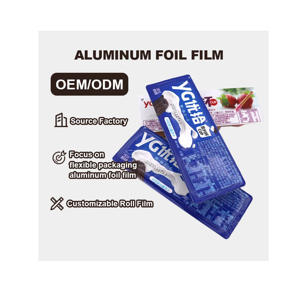Customized Plastic Film Roll Candy Potato Chips Flexible Packaging Film Roll For Food Packaging PE PET Laminated Film