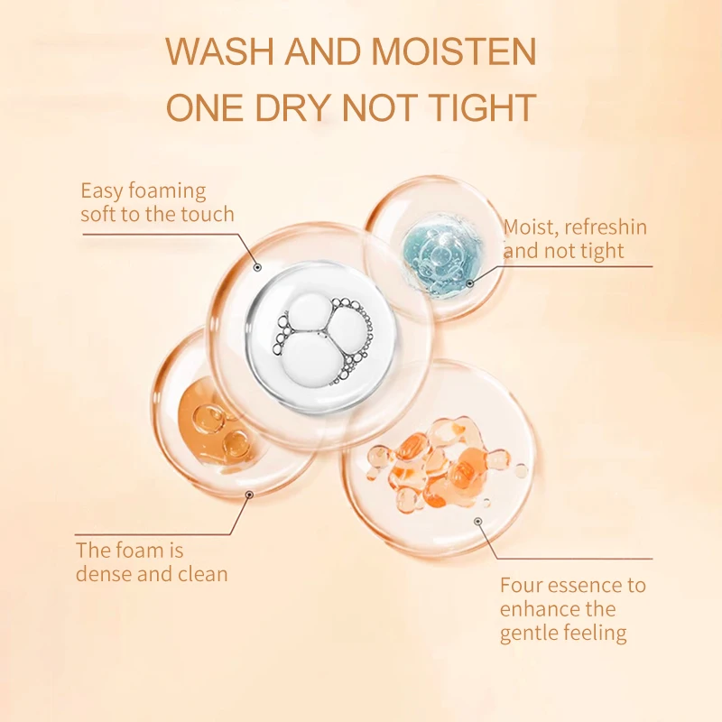 Moisturizing Organic Aloe Vera Korean Deep Cleansing Mousse Collagen tea tree Facial Cleanser Organic Foam Face Wash