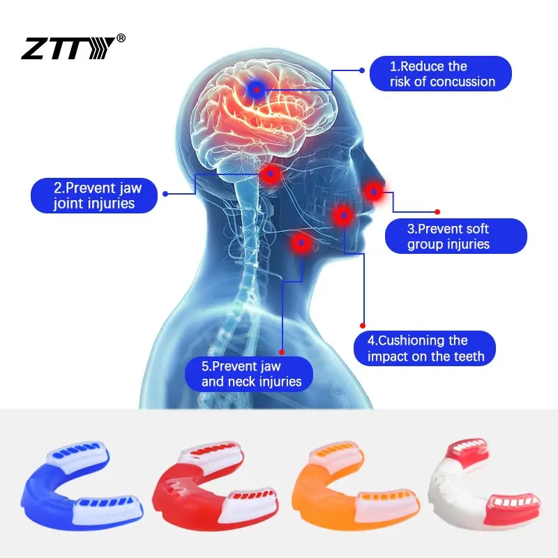 Wholesale Custom EVA teeth grinding football sports american football  mouthguard for boxing