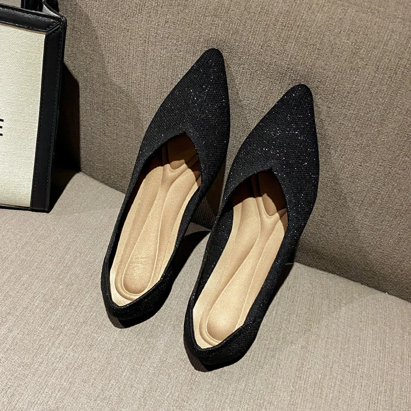 Myway Cheap Ladies Beautiful Shoes Women Flat Shoes Comfortable Flat Shoes Female