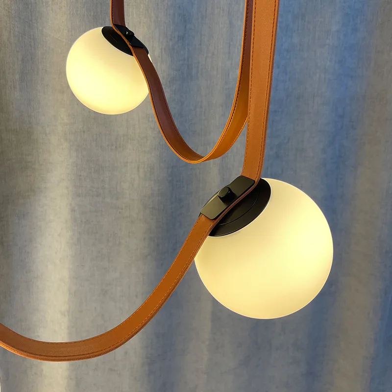 New Product Custom Indoor Decoration Lighting Villa Staircase Ball LED Chandelier