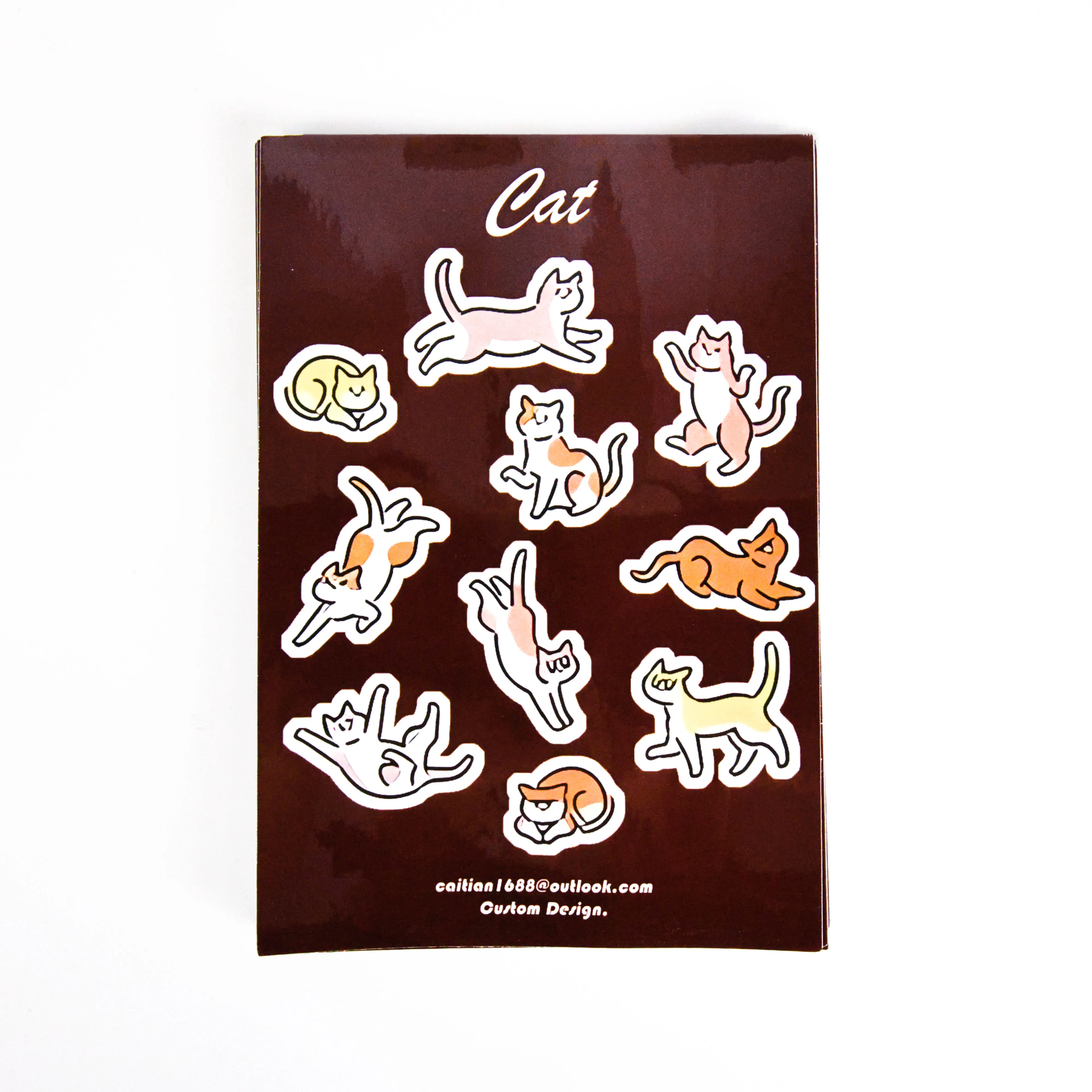 Stickers Sheet Custom Cartoon Stickers Custom Printed Die Cut Vinyl Kiss Cut Stickers Self-Adhesive Waterproof High Printing