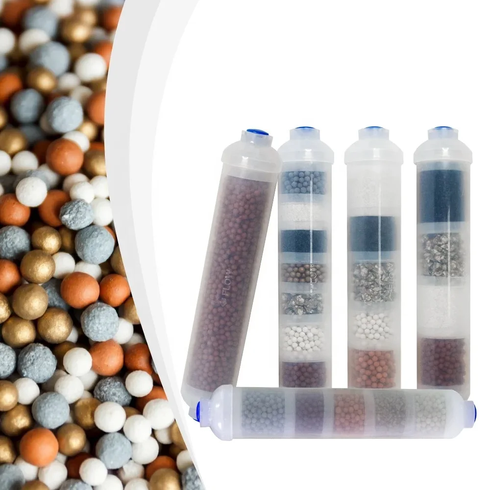 4 in 1 mineralizing Filter pH Balance and Restore Minerals Bio-Ceramic/Far Infrared/Remineralization Filter Cartridge